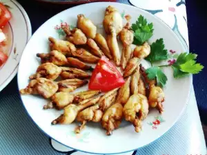 Жареные лягушачьи лапки