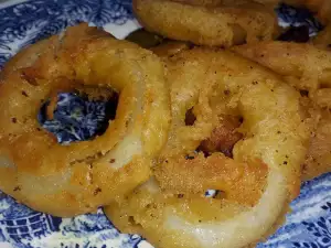 Вкусные жареные кальмары