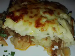 Пастиччо с телячьим фаршем