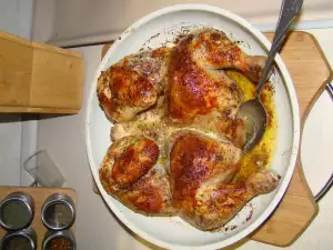 Уникальная запеченная курица в масле