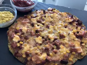 Корж для пиццы из кабачков