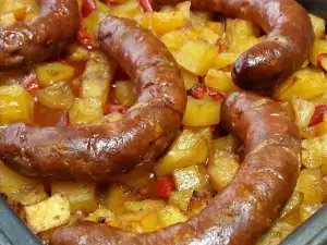 Острый картофель и чоризо