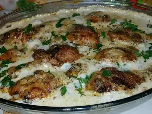 Куриные ножки в сметанном соусе