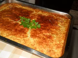 Ароматная курица с рисом и заливкой