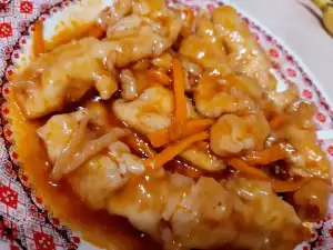 Аппетитная курица в сладко-кислом соусе