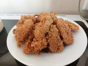 Хрустящее куриное филе с кукурузными хлопьями
