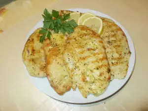 Куриные отбивные на сковороде гриль