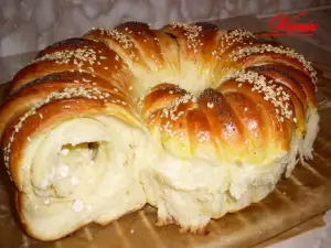 Хлеб Улитка с брынзой