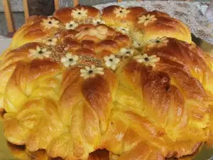 Роскошный каравай Цветок