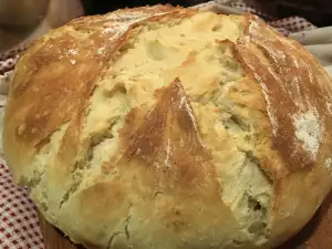Хлеб жнецов с содой и дрожжами