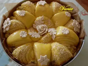Пышный деревенский хлеб с маслом