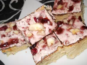 Пирог, политый кислым молоком