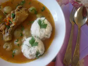 Рагу священника с куриными ножками