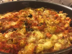 Постная мусака с грибами