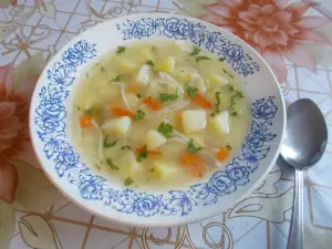 Постный суп без заправки