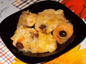 Рождественские постные голубцы с изюмом