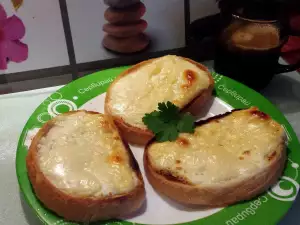 Запеченные бутерброды со сливочным кремом