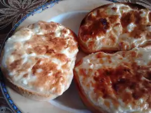 Запеченные бутерброды с 1 яйцом