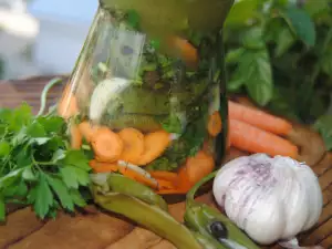 Запеченные перцы козий рог в специальном маринаде