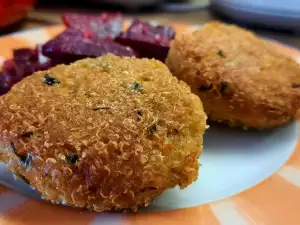 Овощные котлеты с киноа в духовке