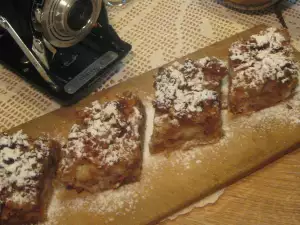 Ретро яблочный пирог с манкой