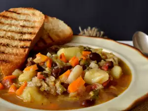 Постный тосканский суп Риболлита (Ribollita toscana)