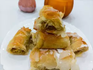 Тыквенник из купленного теста фило