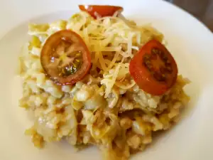 Ризотто с коричневым рисом и артишоком
