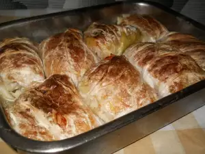 Голубцы с куриным мясом в духовке