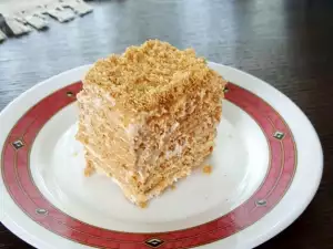 Французский деревенский торт из печенья