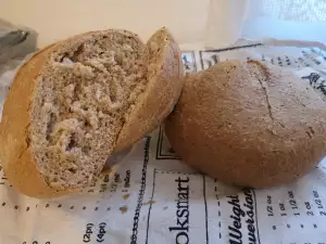 Деревенский хлеб с пшеном и нутом