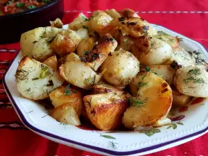 Ароматный картофель по-деревенски