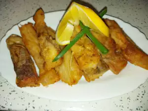 Карп с кукурузной мукой в аэрофритюрнице