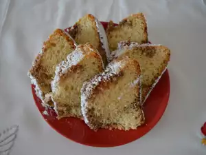Красочный кекс с лимонадом и вареньем