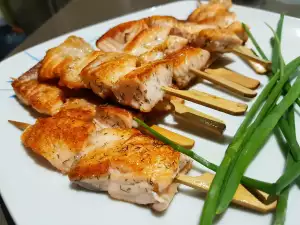 Легкие рыбные шашлычки