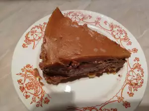 Шоколадный чийзкейк с арахисовой пастой
