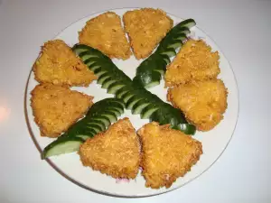 Панированные плавленые сырки Президент