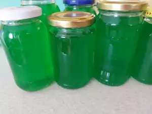Сироп из дикой мяты и лимонов без варки