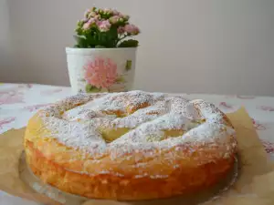 Сербская сладкая баница с кремом