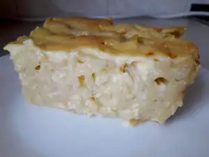 Сладкая запеканка из макарон