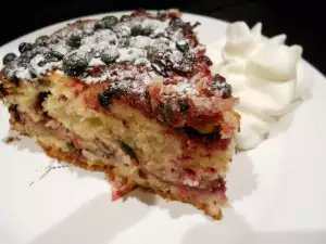 Пирог с черникой