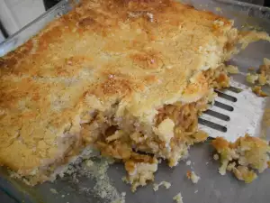 Яблочный пирог с манкой