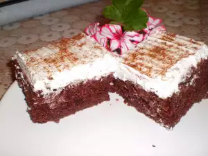 Пирог с карамелью и сливками
