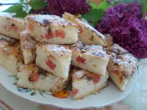 Невероятный пирог с лукумом, шоколадом и фундуком
