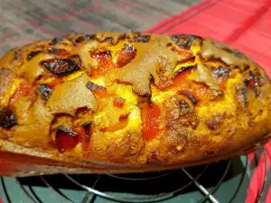 Домашний пирог с айвой и яблоками