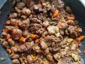 Сочные куриные потроха