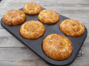 Соленые кукурузные маффины с семечками