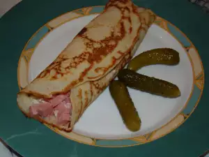 Соленые блины к завтраку