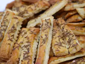 Ароматное соленое печенье
