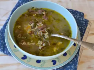Мой удачный суп из печени